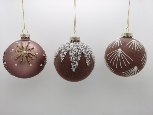 Elegant Glass Christmas Ball