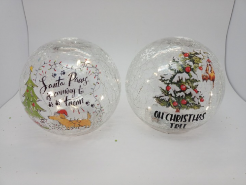 Glass Transparent Christmas Ornaments