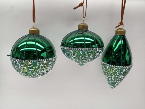 Modern Glass Ornaments