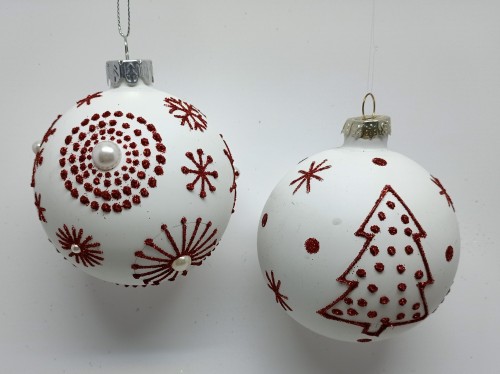 Christmas glass painting ball