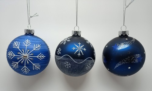 Christmas hand paint glass ball